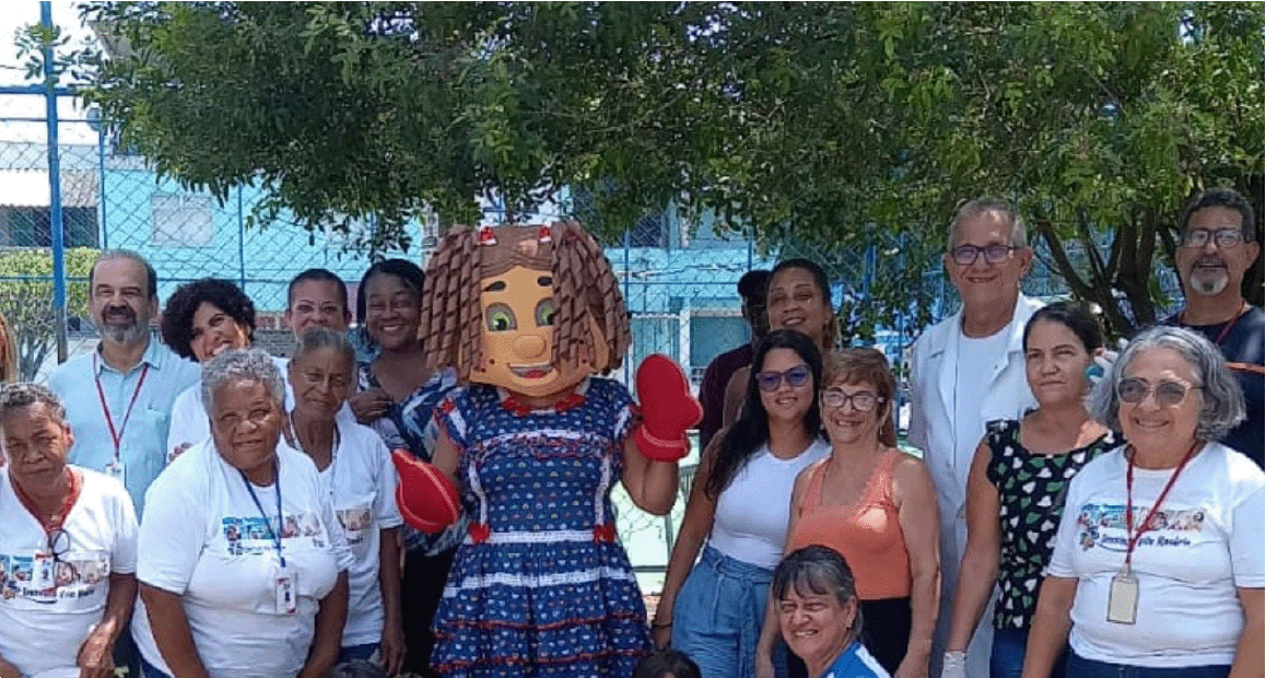Equipe da FapSocial em ação representando a Unidade Vila Rosário